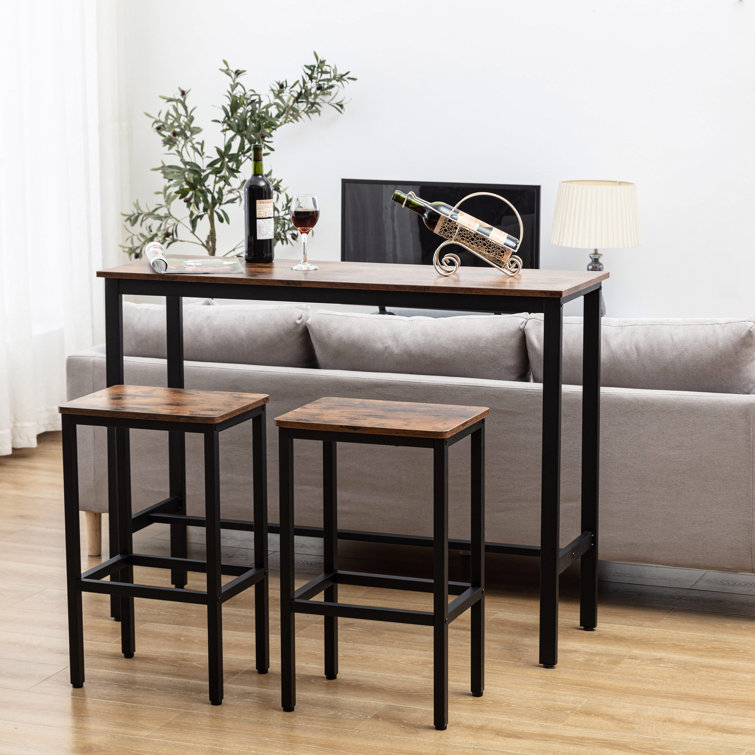 Coffee table best sale with 6 stools